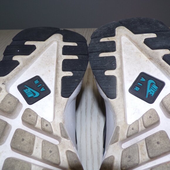 Size 10.5 - Nike Air Huarache Run Black/Blue Ultra - Picture 10 of 10